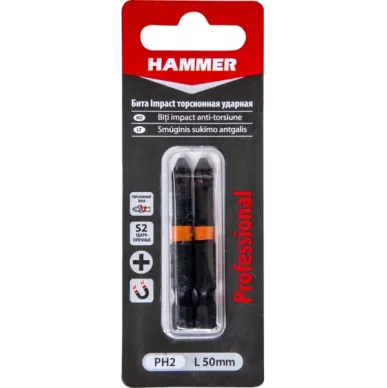 Бита PH2 50 mm Hammer (2 шт.)